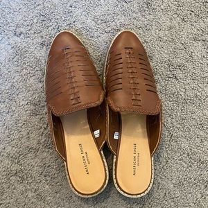 American Eagle Leather Mules